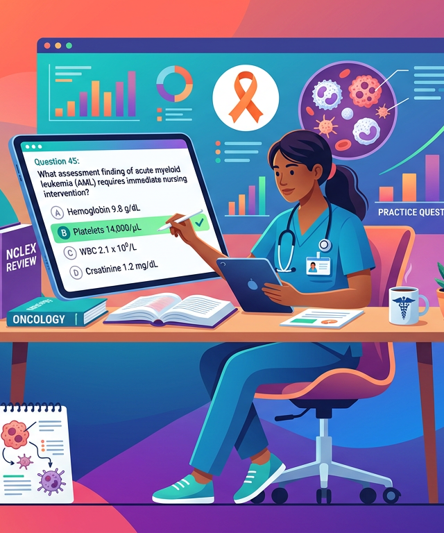 Medium NCLEX Oncology Practice Questions