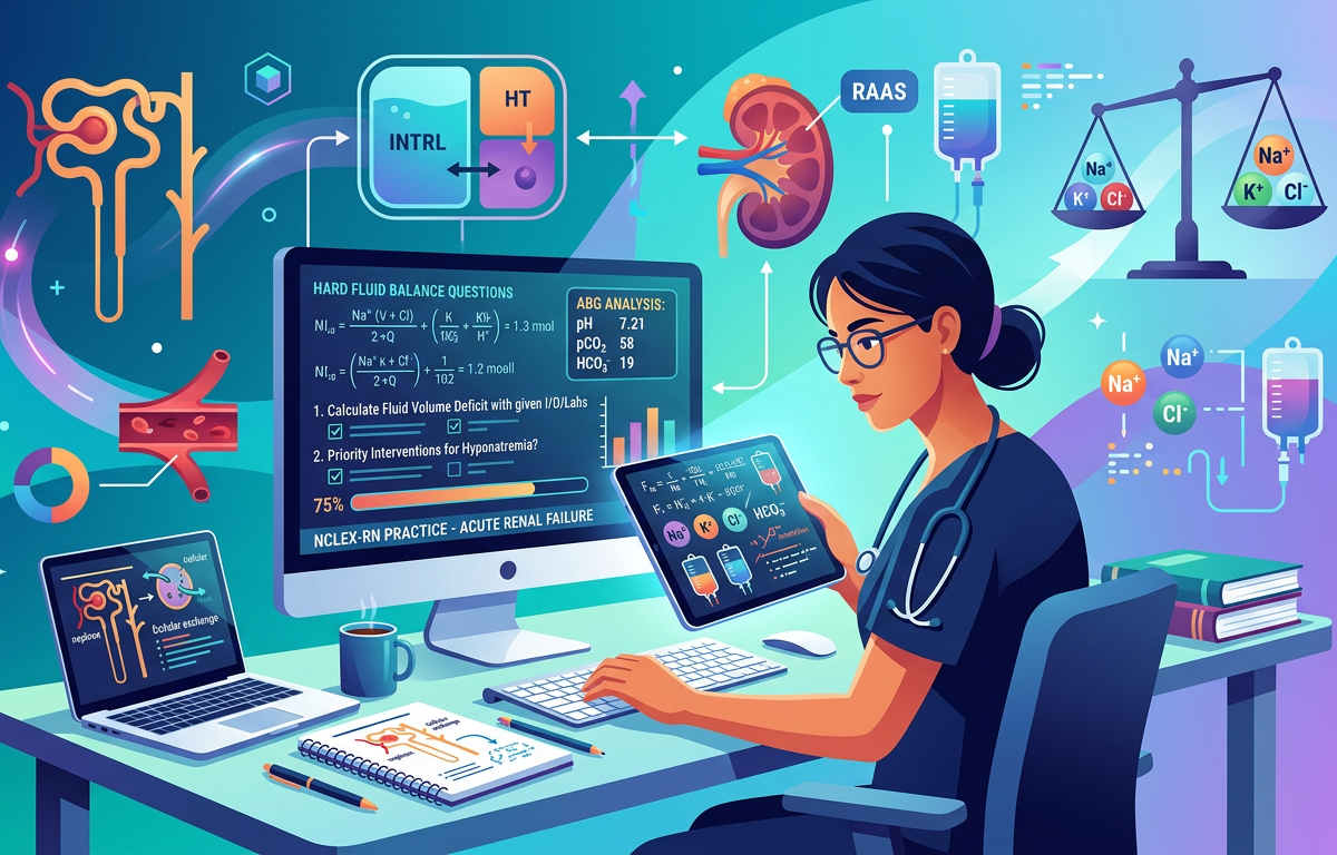 Hard NCLEX Fluid Balance Practice Questions