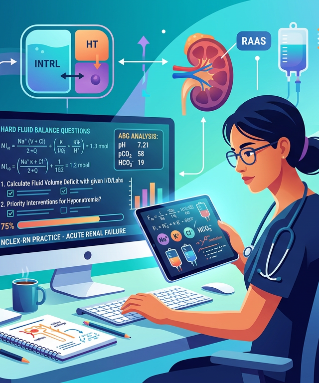 Hard NCLEX Fluid Balance Practice Questions