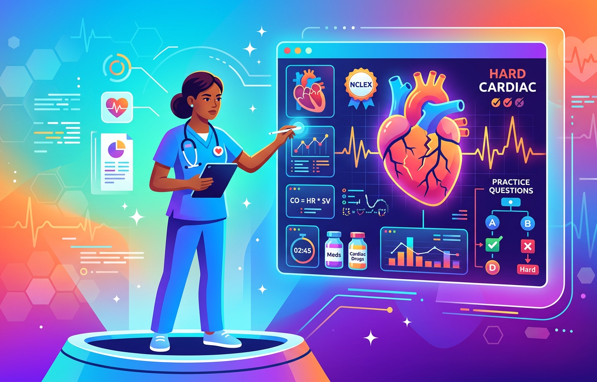 Hard NCLEX Cardiac Practice Questions