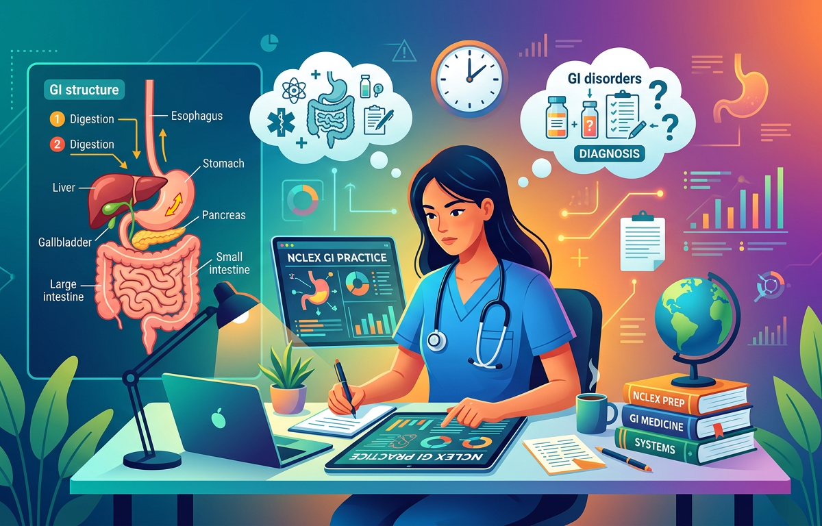 Hard NCLEX GI Practice Questions