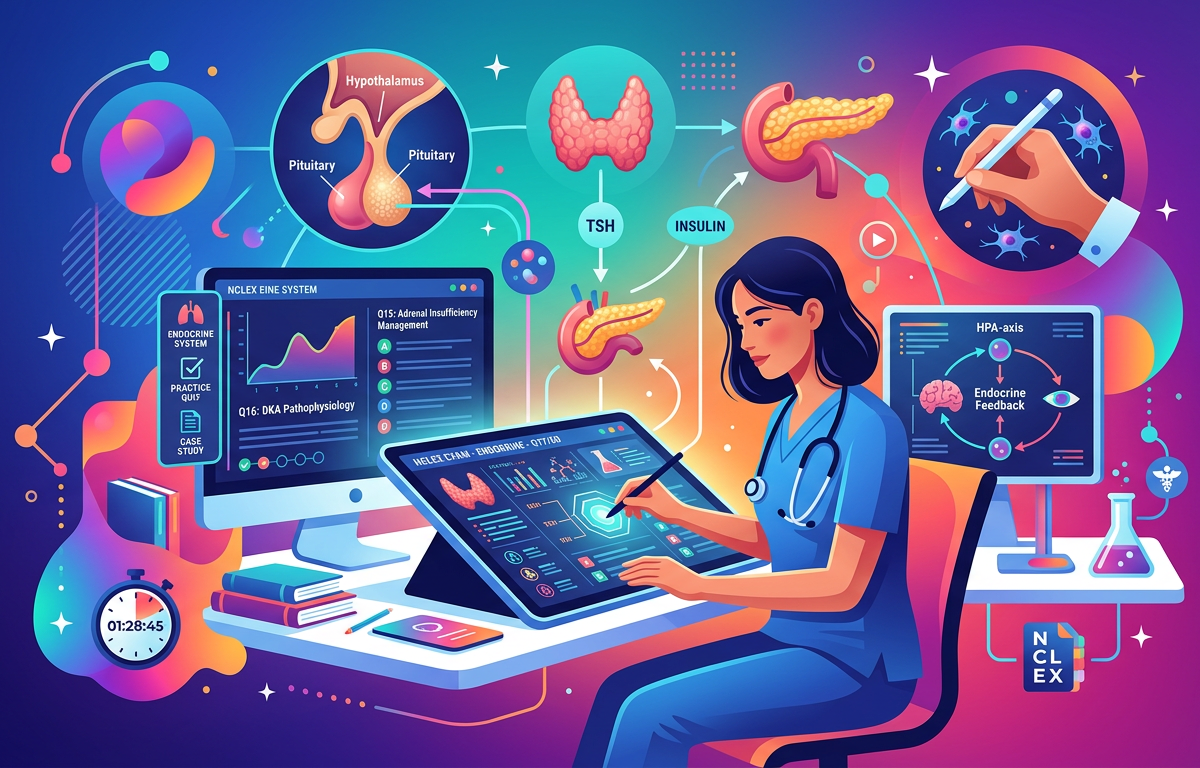 Hard NCLEX Endocrine Practice Questions