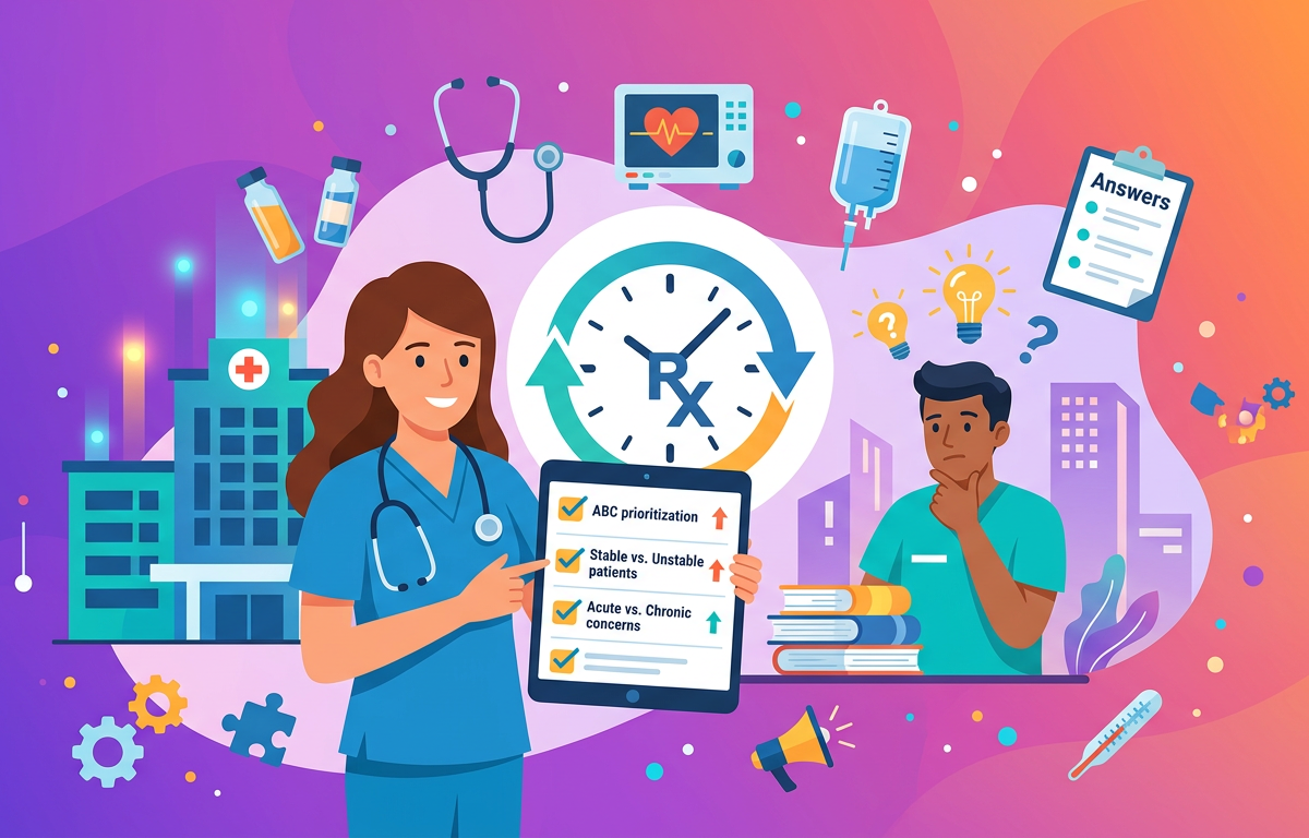 NCLEX Prioritization Practice Questions with Answers