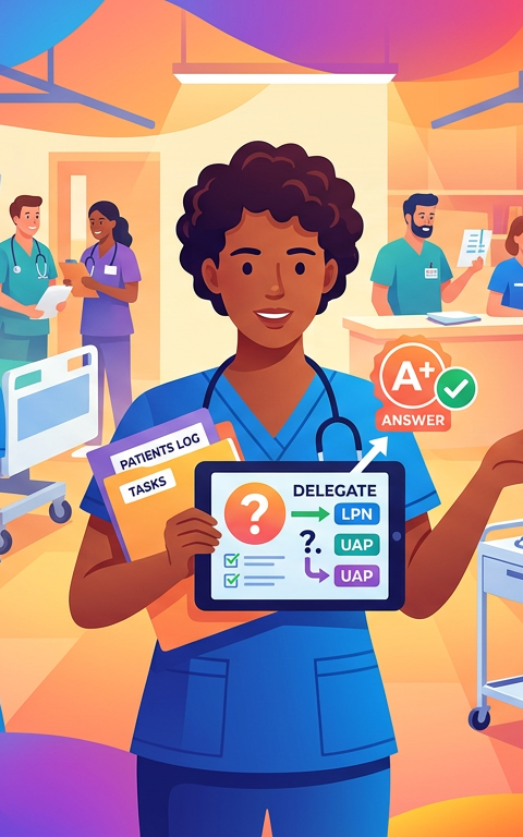 NCLEX Delegation Practice Questions with Answers