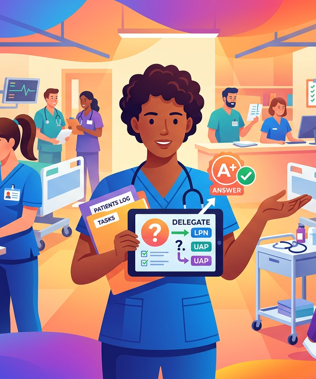 NCLEX Delegation Practice Questions with Answers