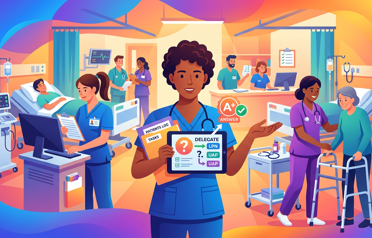NCLEX Delegation Practice Questions with Answers