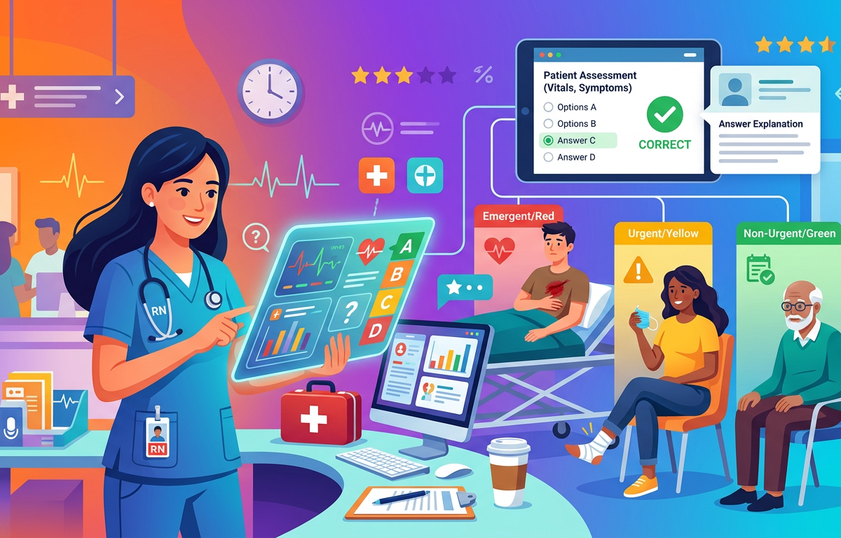 NCLEX Triage Practice Questions with Answers