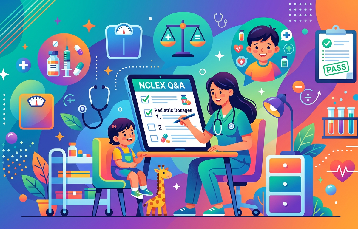 NCLEX Pediatric Medication Practice Questions with Answers