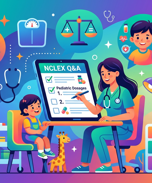 NCLEX Pediatric Medication Practice Questions with Answers