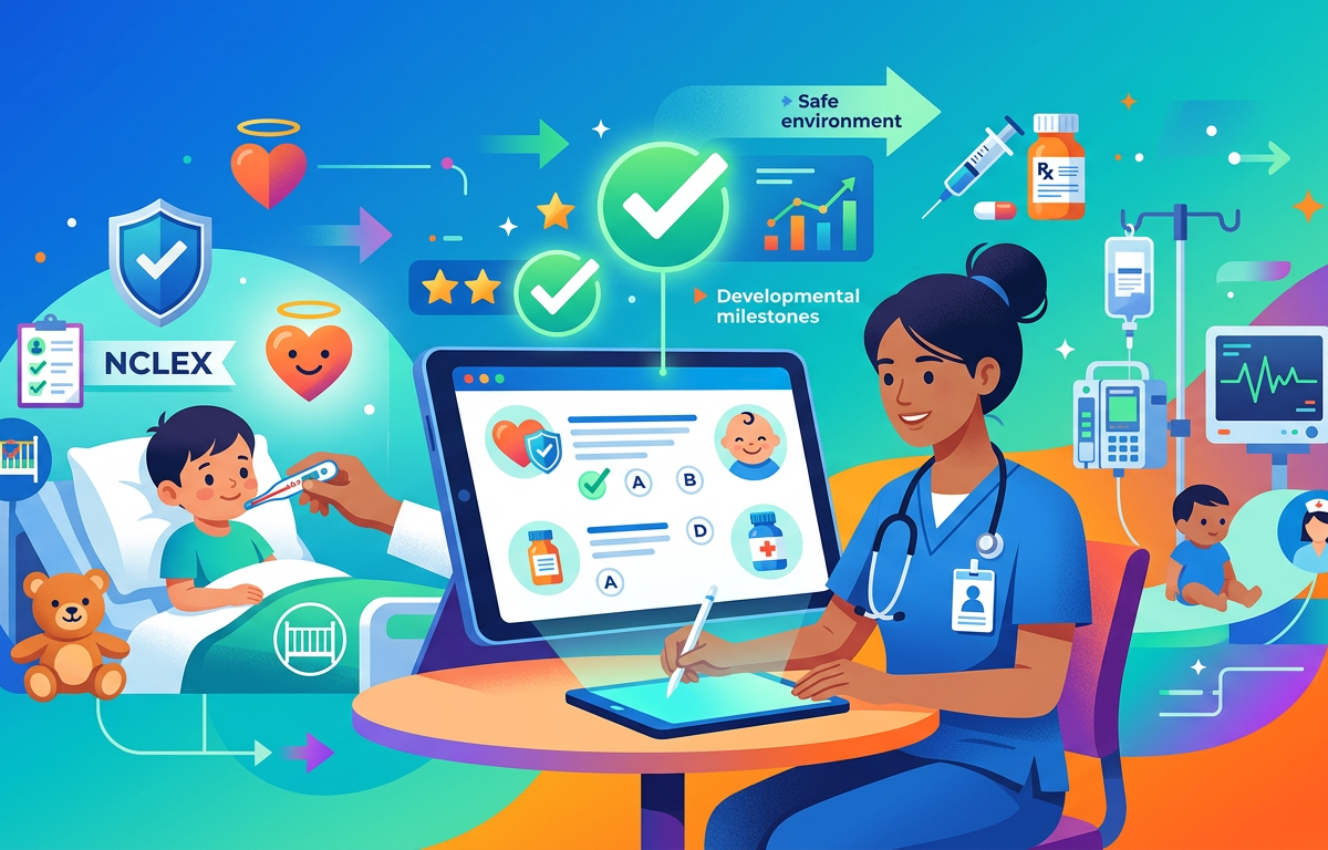 NCLEX Pediatric Safety Practice Questions with Answers