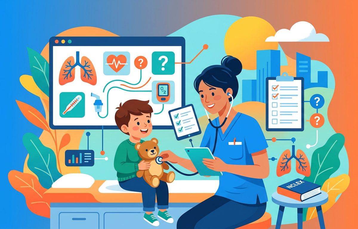 NCLEX Pediatric Respiratory Practice Questions with Answers