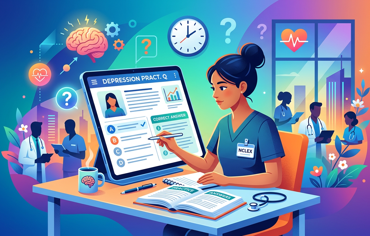NCLEX Depression Practice Questions with Answers