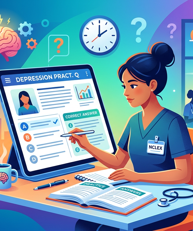 NCLEX Depression Practice Questions with Answers