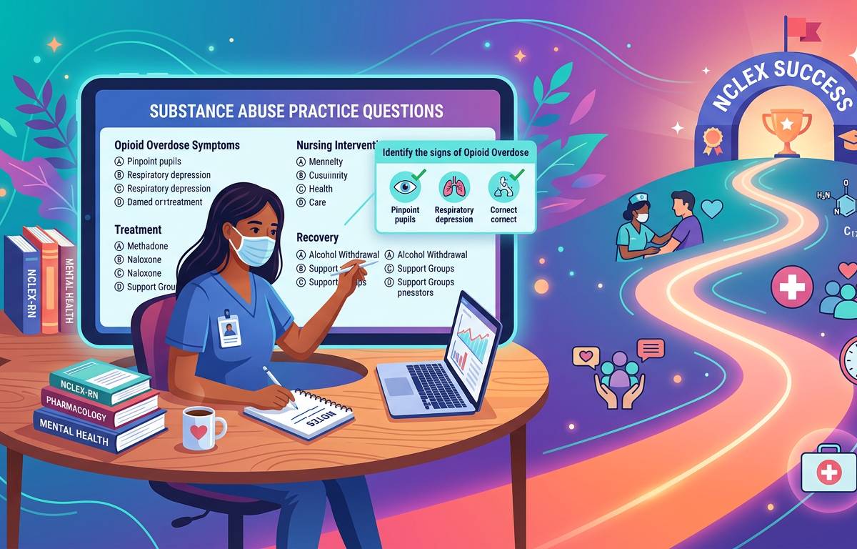 NCLEX Substance Abuse Practice Questions with Answers
