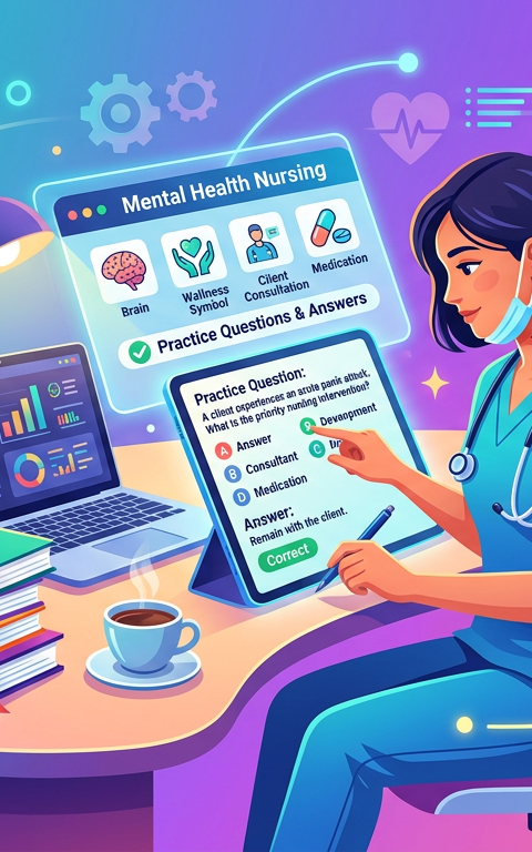 NCLEX Mental Health Exam Practice Questions with Answers