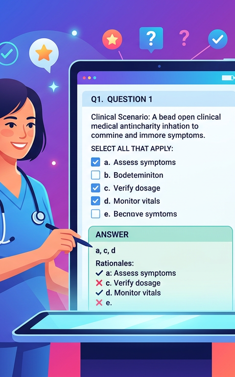 NCLEX Mixed SATA Practice Questions with Answers