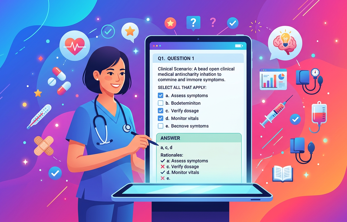NCLEX Mixed SATA Practice Questions with Answers