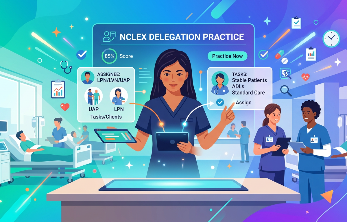 Easy NCLEX Delegation Practice Questions