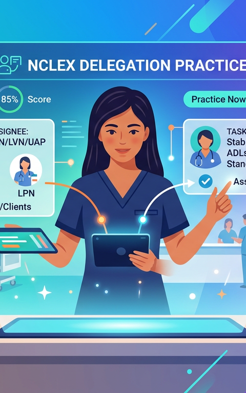 Easy NCLEX Delegation Practice Questions