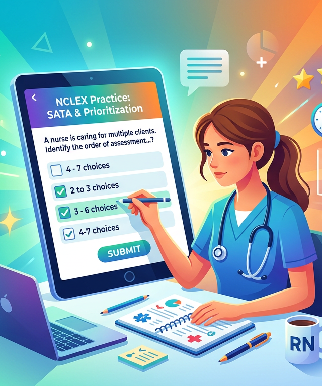 Easy NCLEX SATA Prioritization Practice Questions