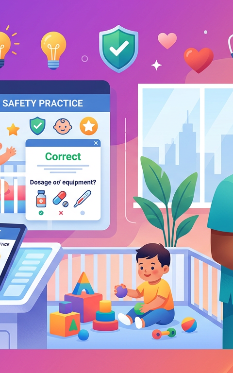 Easy NCLEX Pediatric Safety Practice Questions