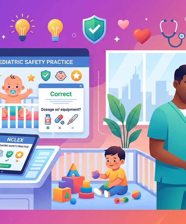 Easy NCLEX Pediatric Safety Practice Questions