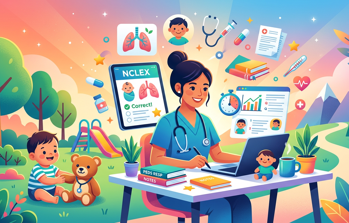 Easy NCLEX Pediatric Respiratory Practice Questions
