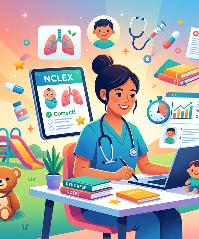 Easy NCLEX Pediatric Respiratory Practice Questions