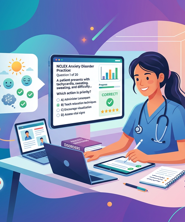 Easy NCLEX Anxiety Disorder Practice Questions
