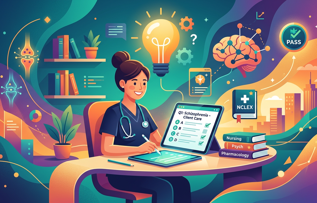 Easy NCLEX Schizophrenia Practice Questions
