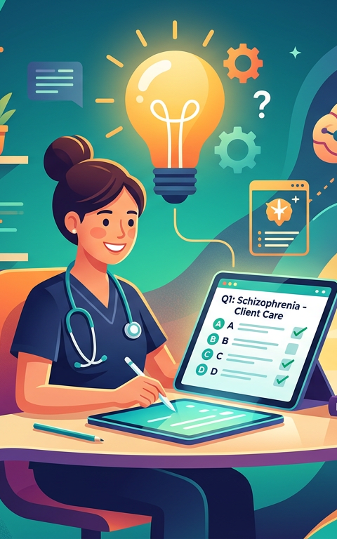 Easy NCLEX Schizophrenia Practice Questions