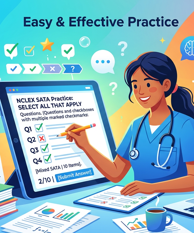 Easy NCLEX Mixed SATA Practice Questions