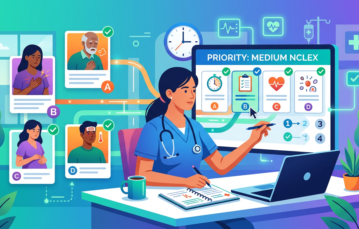 Medium NCLEX Prioritization Practice Questions