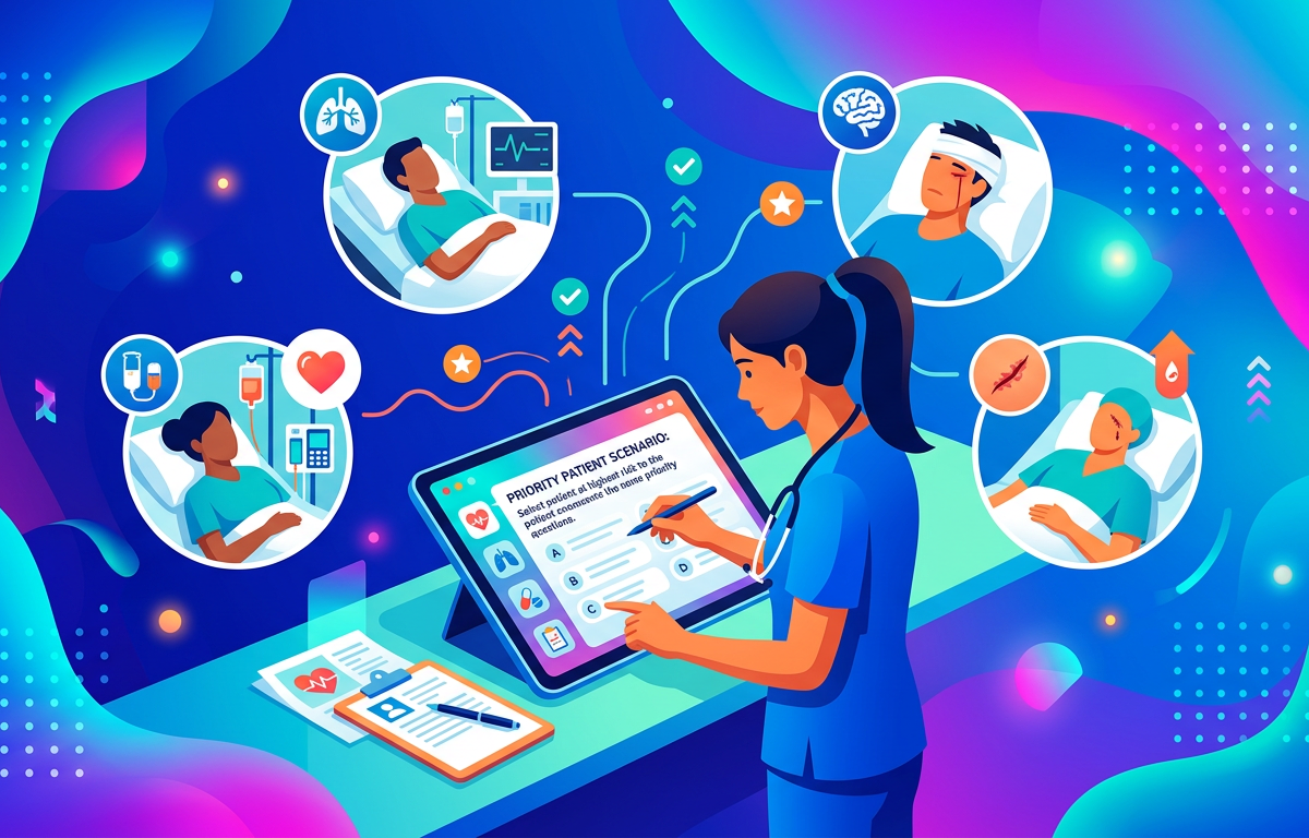 Medium NCLEX Priority Patient Practice Questions