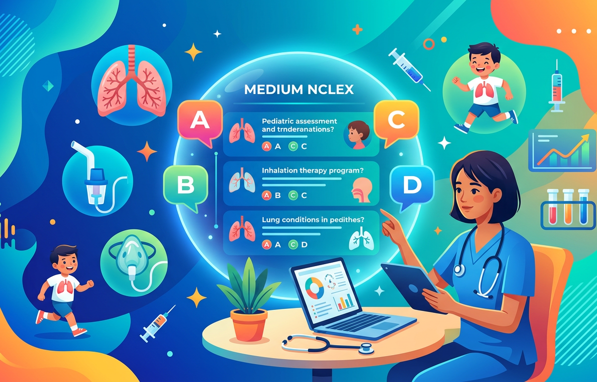 Medium NCLEX Pediatric Respiratory Practice Questions