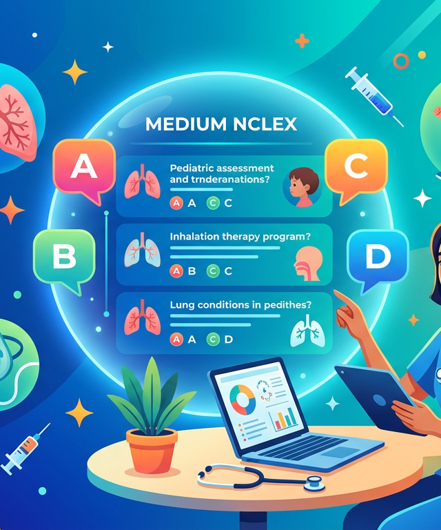 Medium NCLEX Pediatric Respiratory Practice Questions