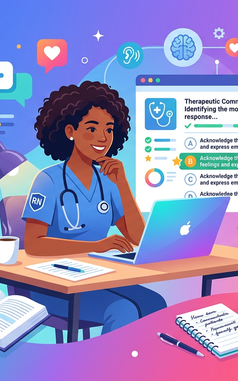 Medium NCLEX Therapeutic Communication Practice Questions