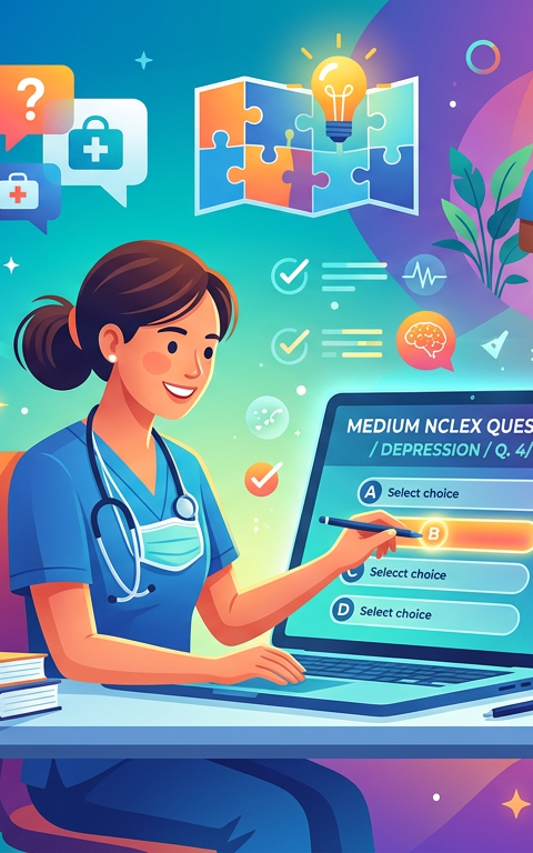 Medium NCLEX Depression Practice Questions