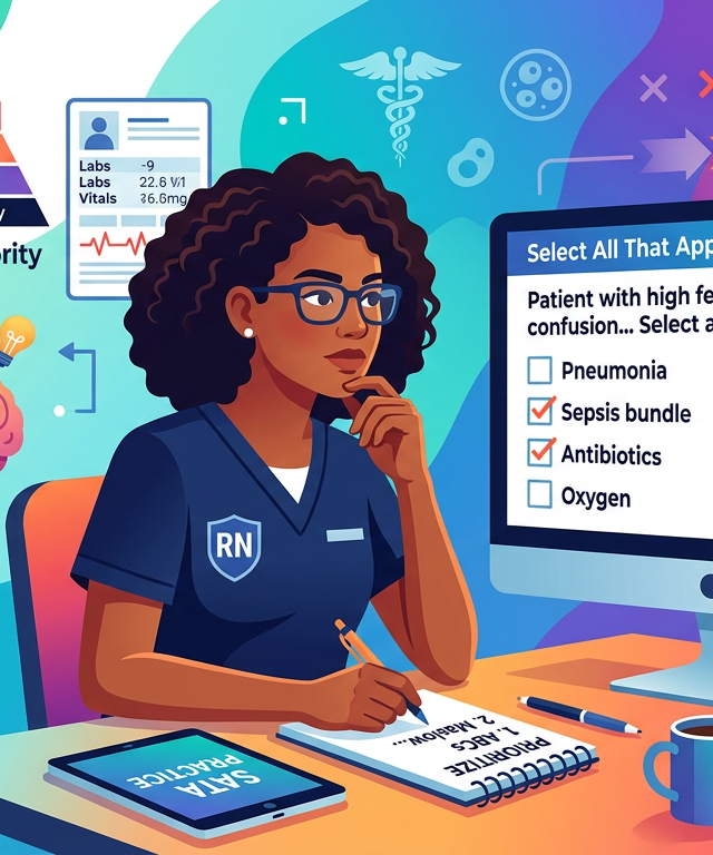 Hard NCLEX SATA Prioritization Practice Questions
