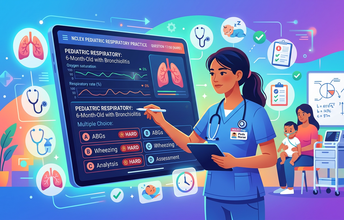 Hard NCLEX Pediatric Respiratory Practice Questions