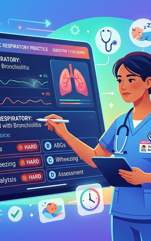 Hard NCLEX Pediatric Respiratory Practice Questions