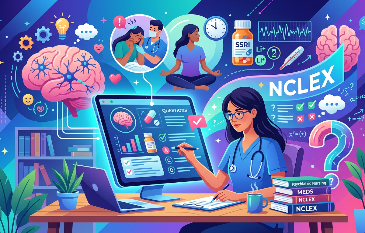 Hard NCLEX Psychiatric Questions Practice Questions
