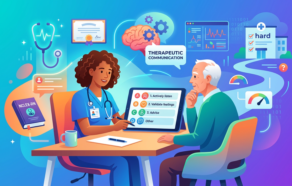 Hard NCLEX Therapeutic Communication Practice Questions