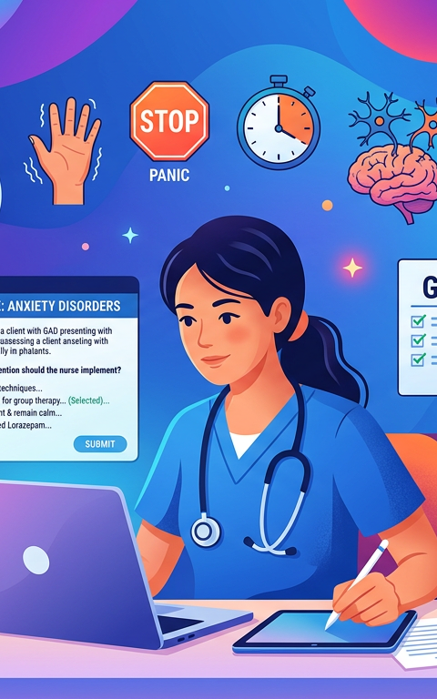 Hard NCLEX Anxiety Disorder Practice Questions