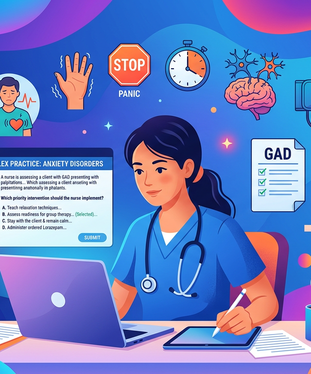 Hard NCLEX Anxiety Disorder Practice Questions