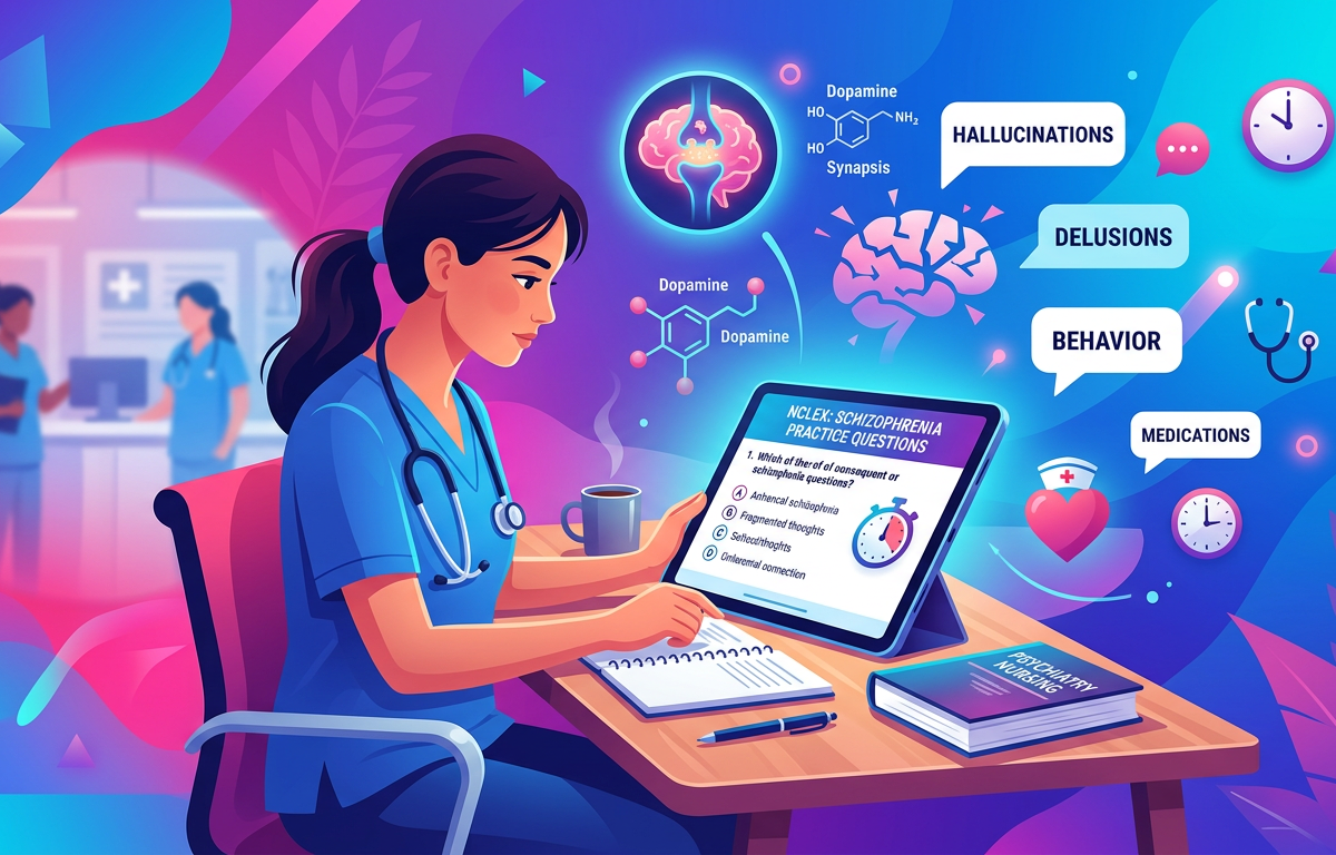 Hard NCLEX Schizophrenia Practice Questions