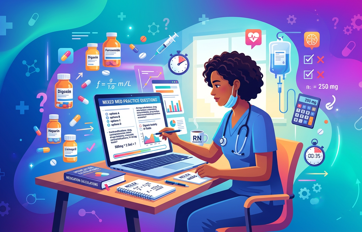 Hard NCLEX Mixed Medication Practice Questions