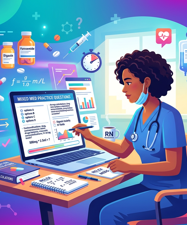 Hard NCLEX Mixed Medication Practice Questions
