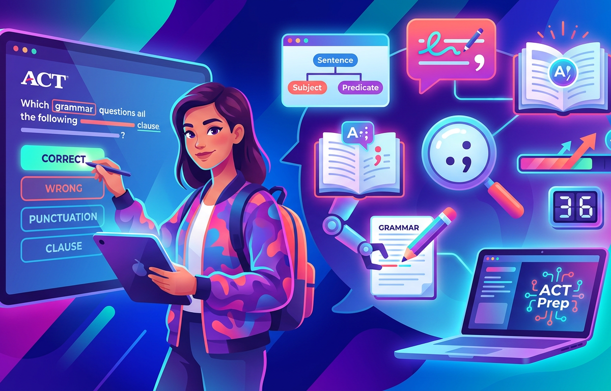 ACT Grammar Practice Questions with Answers