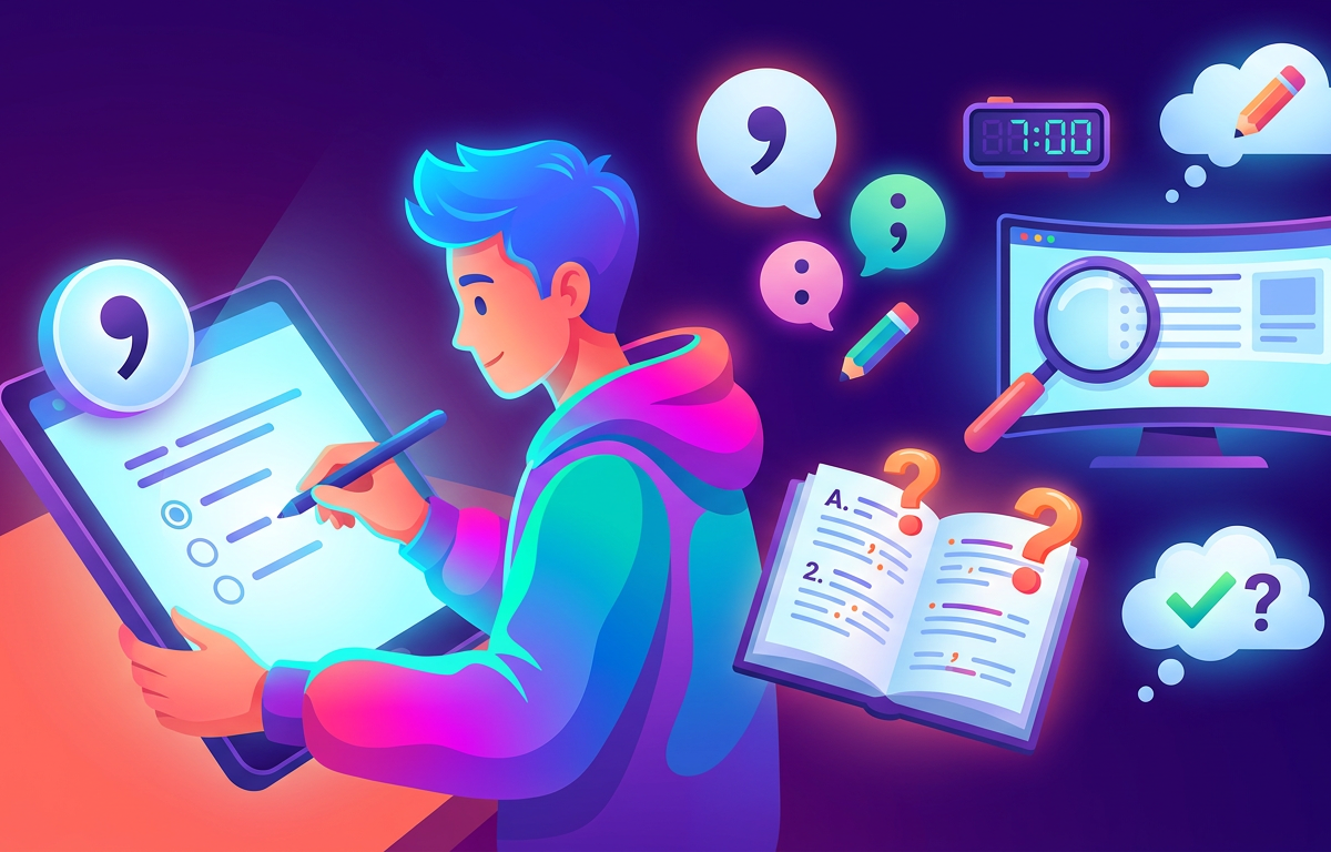 ACT Comma Practice Questions with Answers